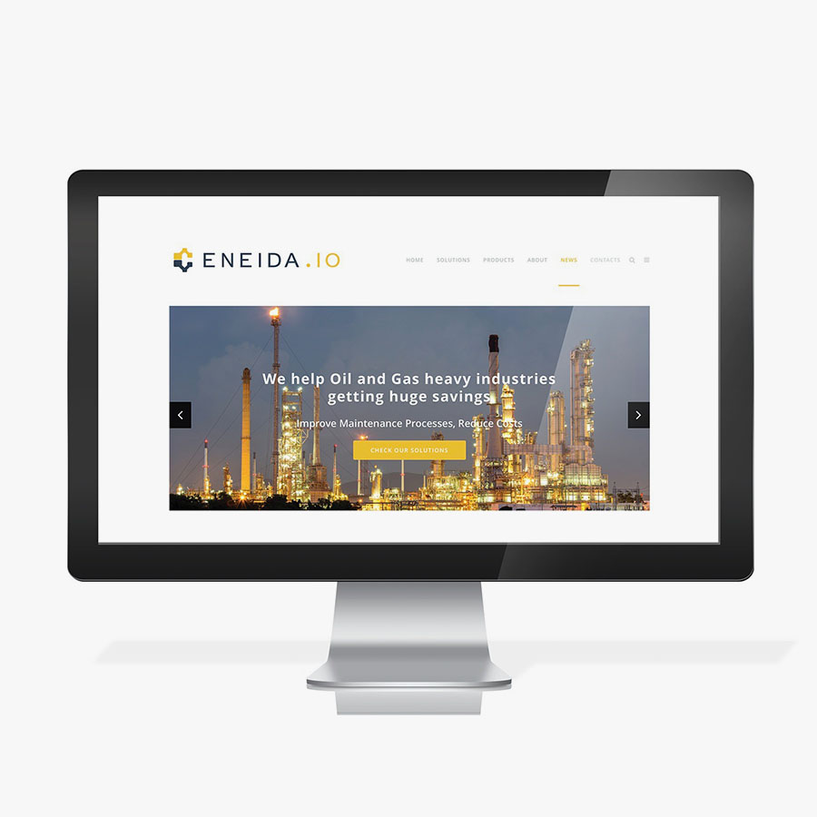 ENEIDA.IO website preview